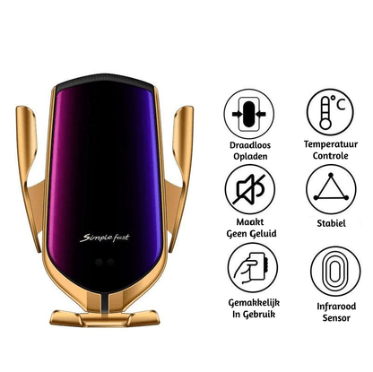 Skanto | Wireless Car Mount with Auto Clamp & 360° Rotation