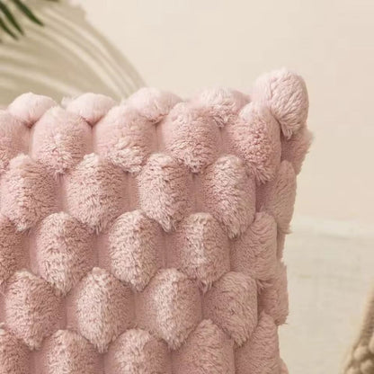 BowLift | Cushion cover made of cotton blend with fluffy 3D feel