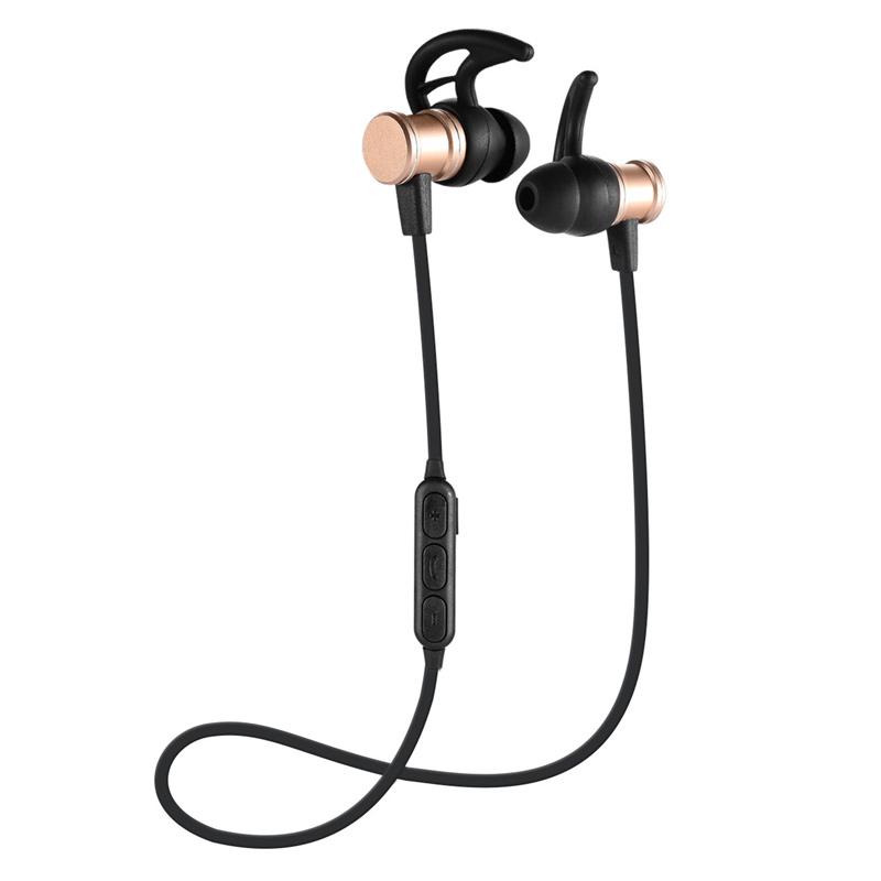 Skanto | Bluetooth Headphones, Stereo In-Ear Headphones, Secure Fit For Sports, Gym, Travel (Waterproof, Noise-Cancelling Microphone)