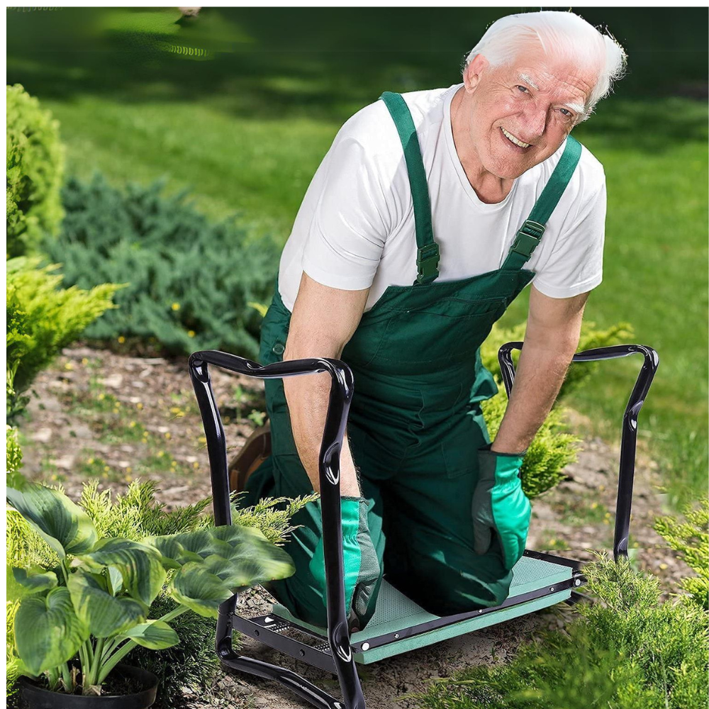 Garden Kneeler - Padded Garden Seat Kneeler with Handles Skanto