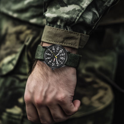 Skanto | Men's Rugged Outdoor Watch – Stainless Steel Waterproof Military Style