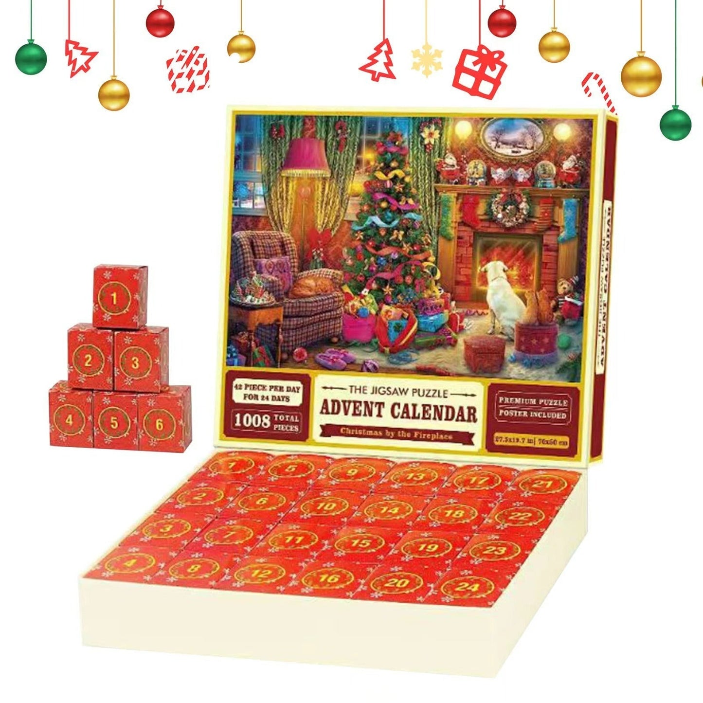 Skanto | 1000 Piece Christmas Puzzle Advent Calendar - Christmas Gift