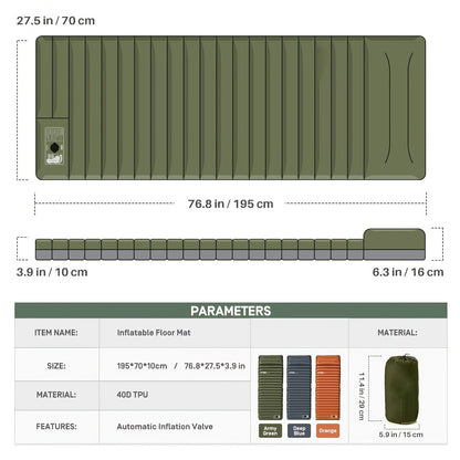 Skanto | Adventure-Ready Inflatable Mattress - Your Ultimate Camping Companion