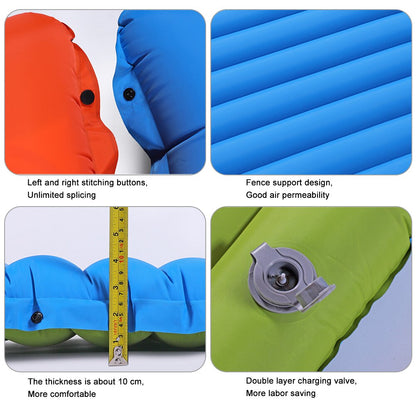 Skanto | Inflatable Camping Mattress | Waterproof, Portable & Easy Inflation for Outdoor Adventures
