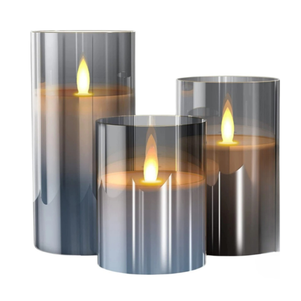 Skanto | LED Candle Holders Remote Control Warm Flickering Flameless Candles