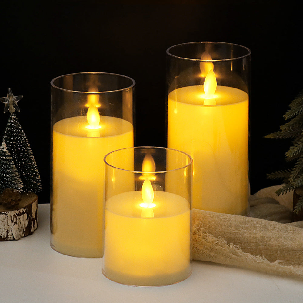 Skanto | LED Candle Holders Remote Control Warm Flickering Flameless Candles