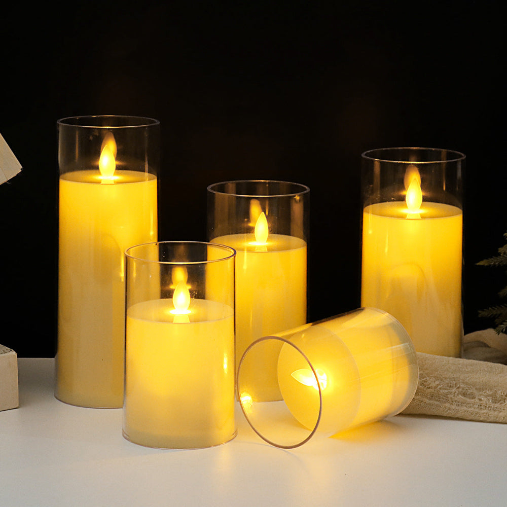 Skanto | LED Candle Holders Remote Control Warm Flickering Flameless Candles