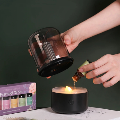 Skanto | Modern LED Diffuser with Flame and Oils