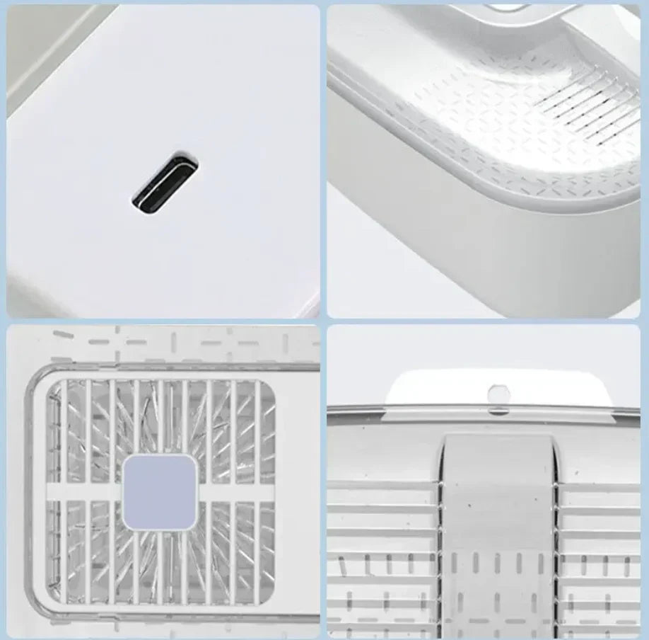 BowLift | Multifunctional Fruit and Vegetable Cleaning Box – Automatic Cleaner with Draining Basket & Storage Lid