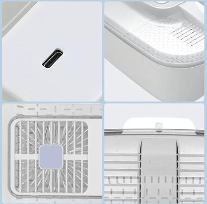 BowLift | Multifunctional Fruit and Vegetable Cleaning Box – Automatic Cleaner with Draining Basket & Storage Lid