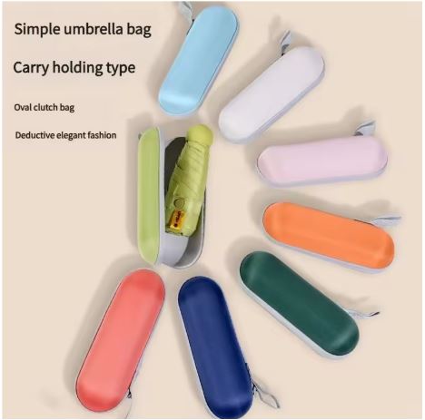 Women's stylish folding umbrella with ergonomic handle Karnz