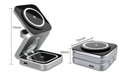 PowerFlex 3-in-1 Charging Station - Magnetic & Foldable Charging Bowlift