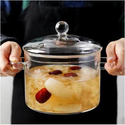 BowLift | Glass heat-resistant cooking pot