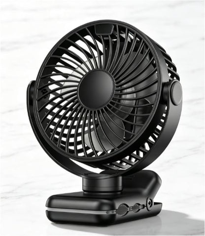 Portable Clip-On Fan - Battery-Operated Stroller Fan | Karnz
