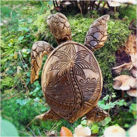 Hawaiian Turtle Resin Ornament