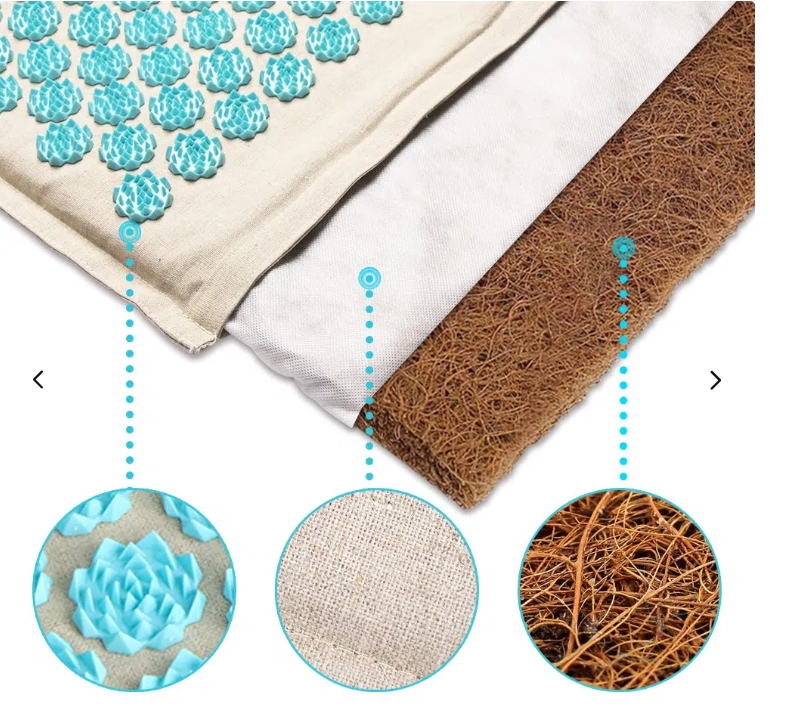 Skanto | Acupressure Mat with Pillow and 5500 Pressure Points – Florapress Relaxation Set