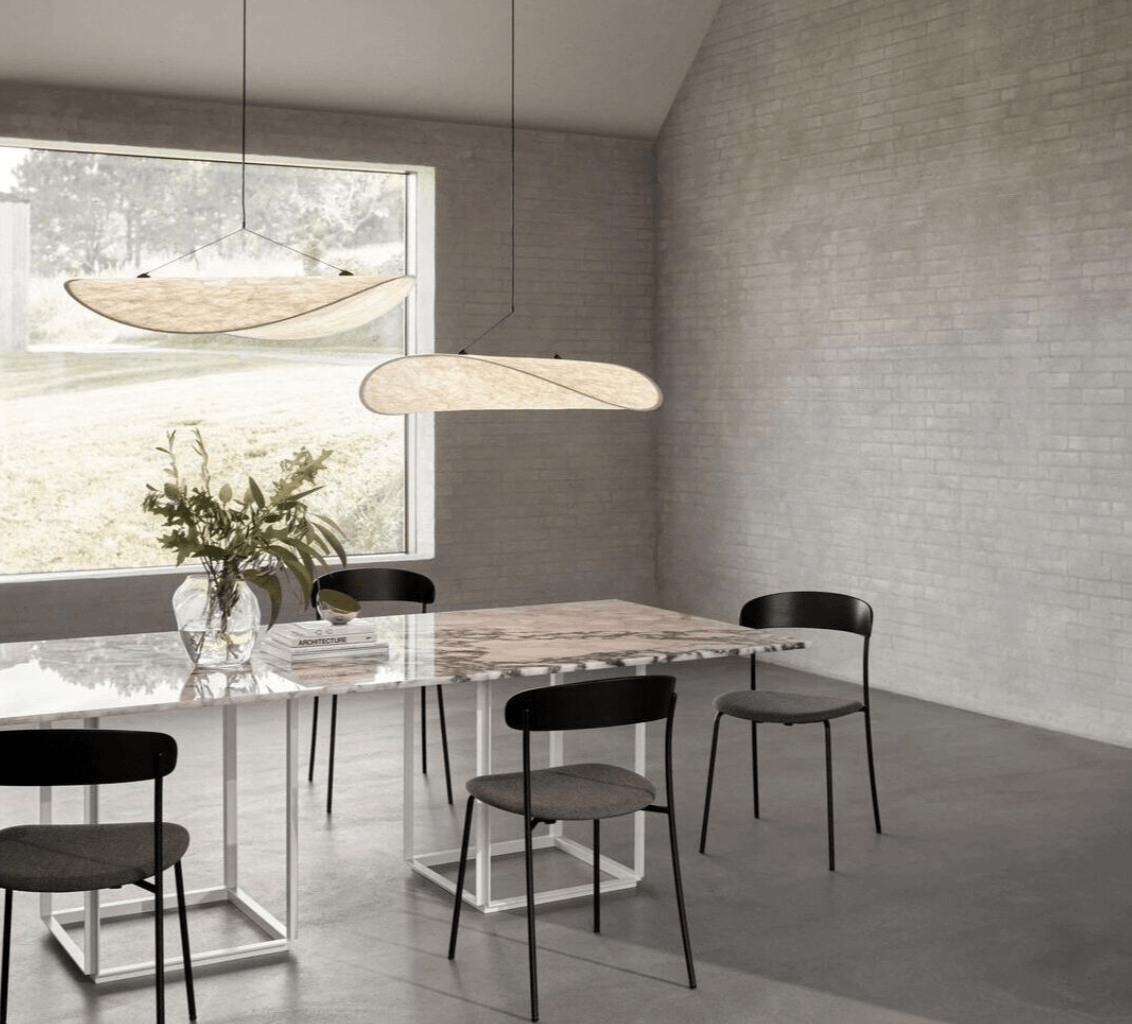 BowLift | EleganceLoom - Silk pendant lamp - Modern design - Chic and sophisticated