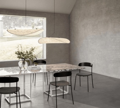 BowLift | EleganceLoom - Silk pendant lamp - Modern design - Chic and sophisticated