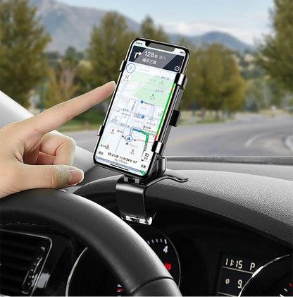 BowLift | Car Phone Holder with Adjustable Mount for Dashboard & Windshield - Universal Fit for Smartphones and GPS Devices