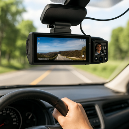 Skanto | Dual Lens WiFi Dash Cam Night Vision Recording