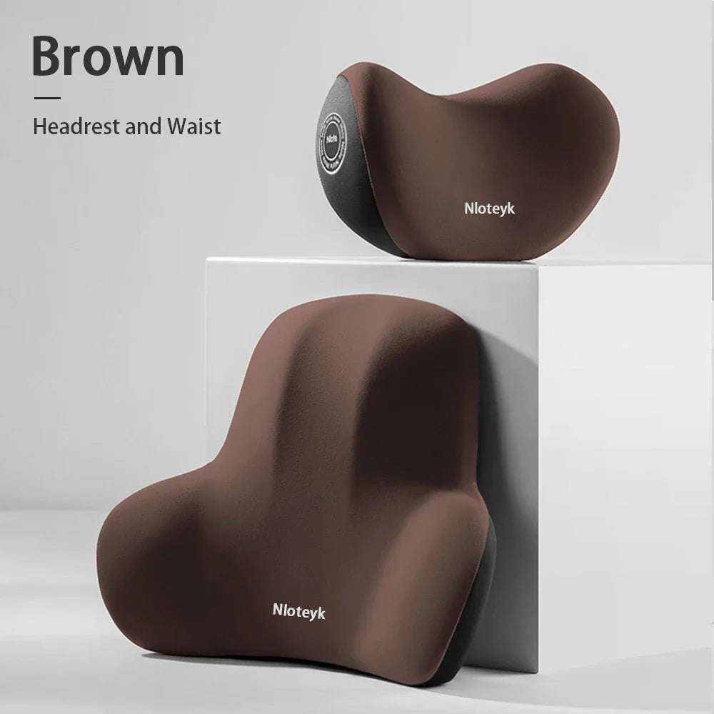 Skanto | Lumbar Support Pillow and Neck Pillow for Car