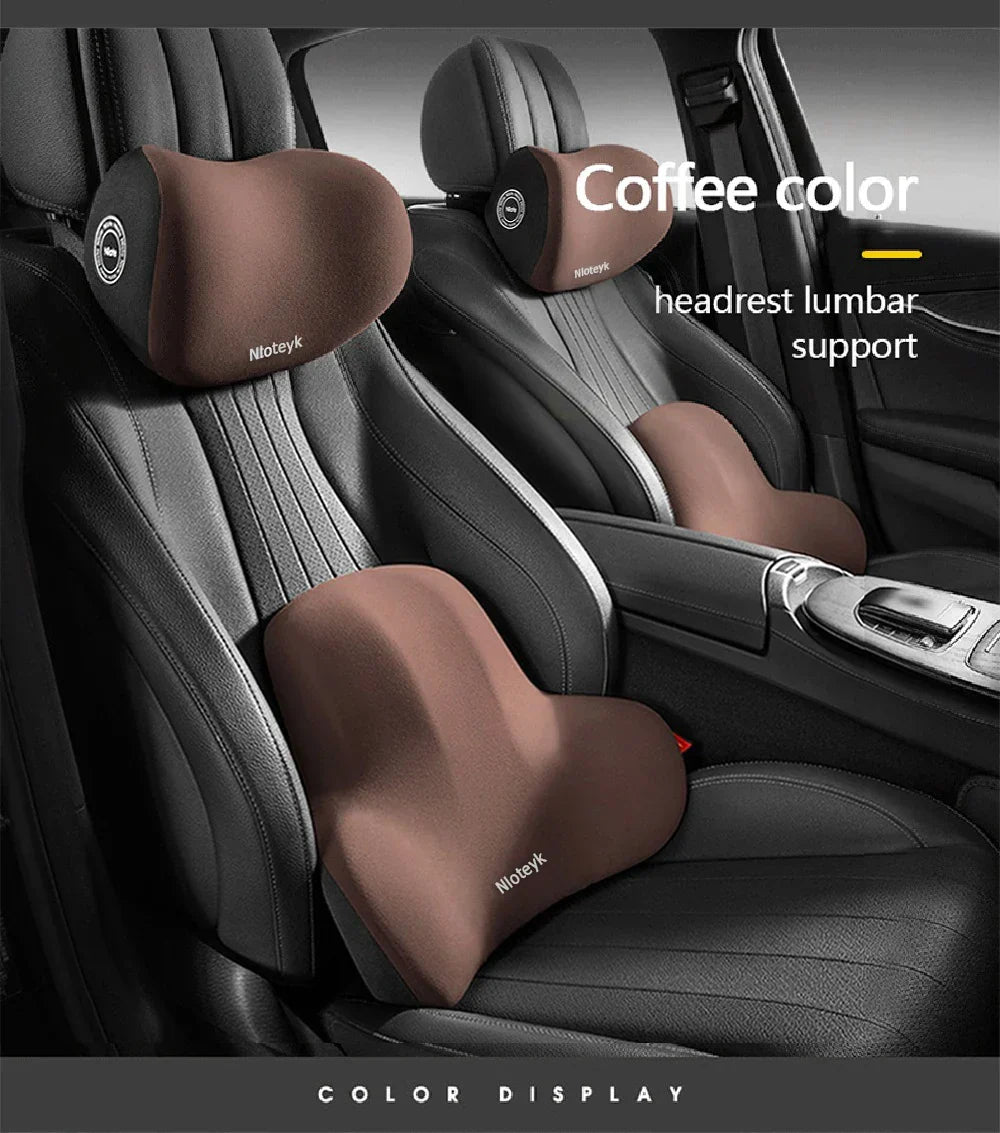 Skanto | Lumbar Support Pillow and Neck Pillow for Car