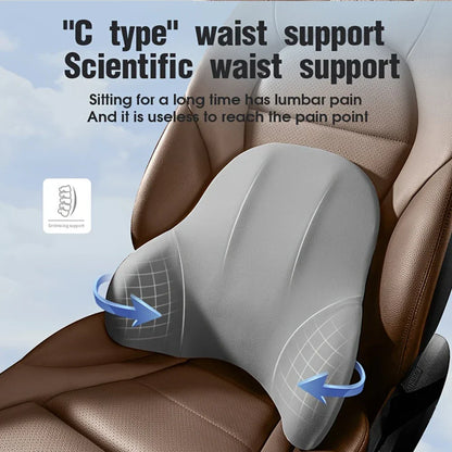 Skanto | Lumbar Support Pillow and Neck Pillow for Car