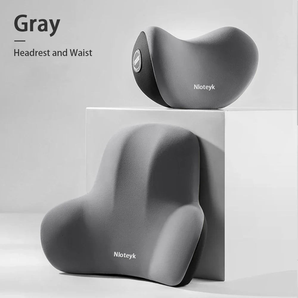 Skanto | Lumbar Support Pillow and Neck Pillow for Car