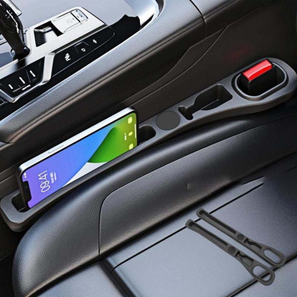 BowLift | Car Seat Filling Faux Leather Gap Filler Organizer Pair