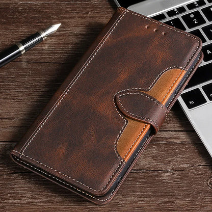 Karnz | Wallet Magnetic Flip Leather Case for iPhone