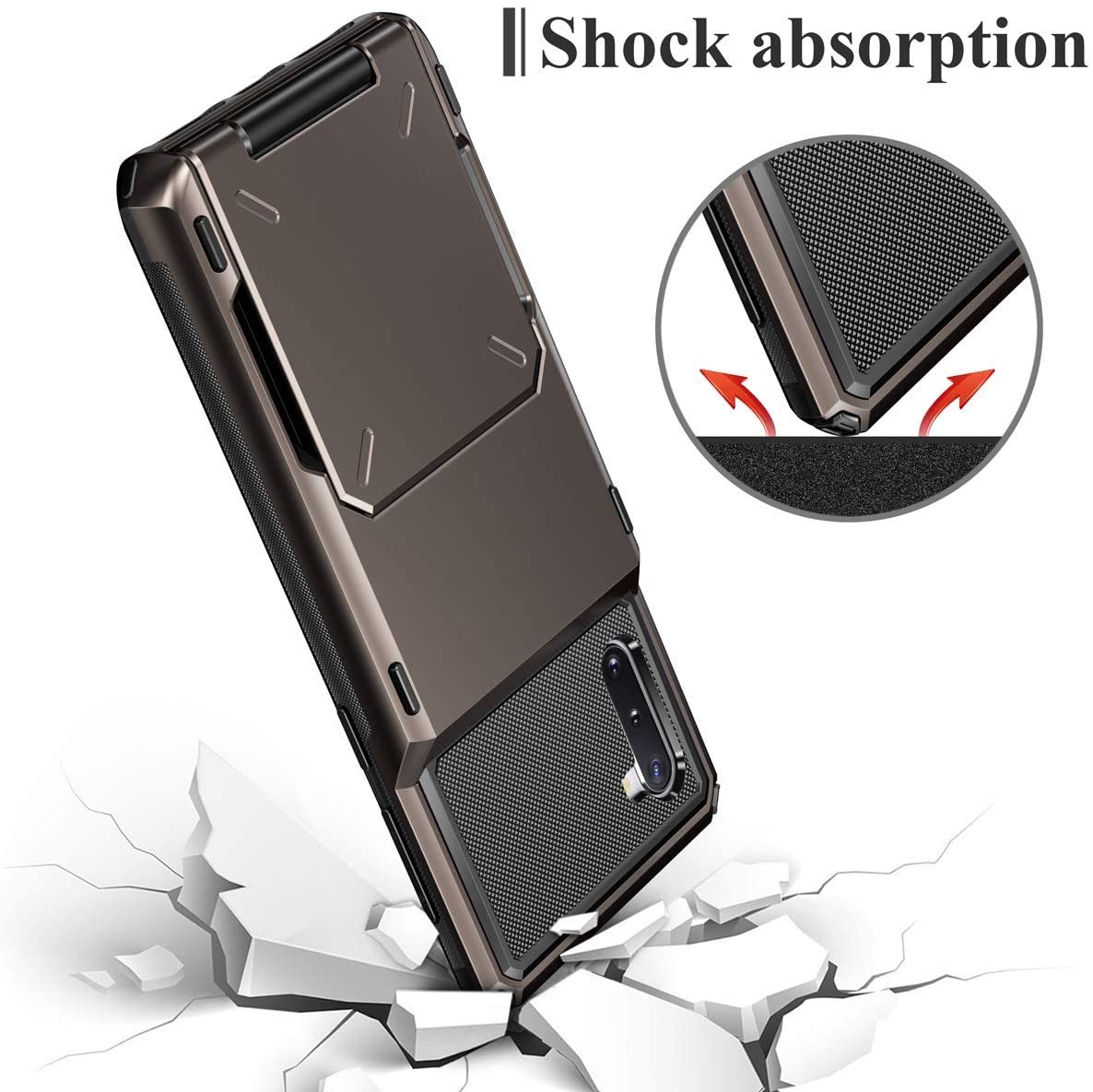 Shockproof wallet case for Samsung Galaxy S