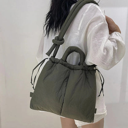Skanto | Riva Puffer Handbag – Stylish Tote Bag with Shoulder Strap