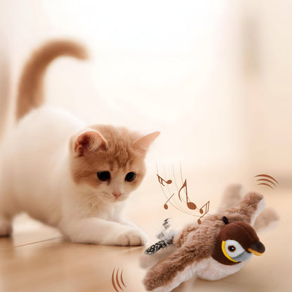 Skanto | Cat Toy Plush Bird Chirping Sound