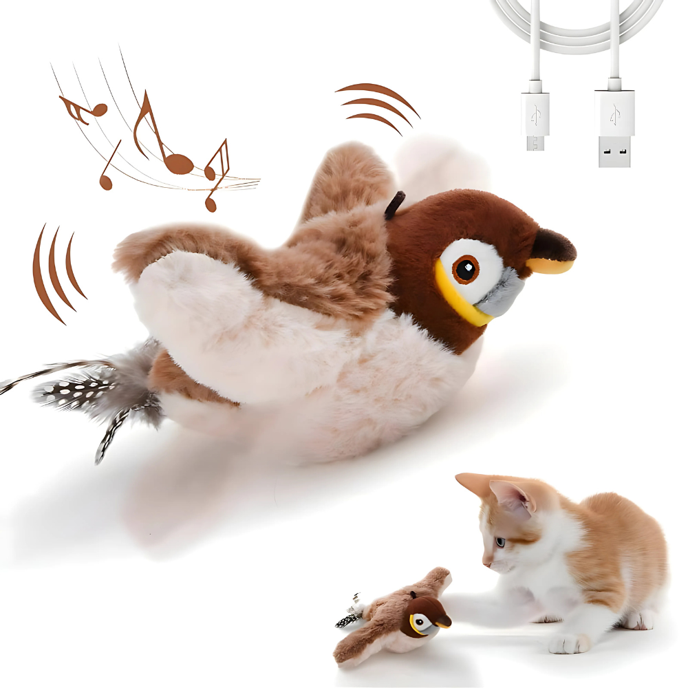 Skanto | Cat Toy Plush Bird Chirping Sound