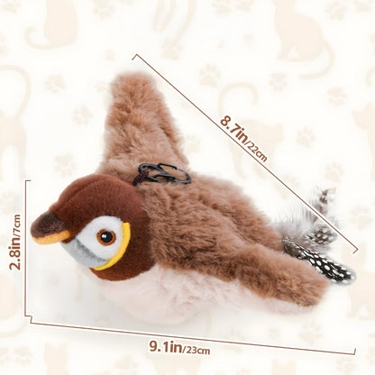 Skanto | Cat Toy Plush Bird Chirping Sound