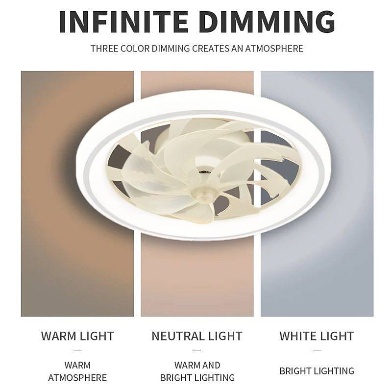 Skanto | Skanto Smart Bedroom Ceiling Fan with LED Light