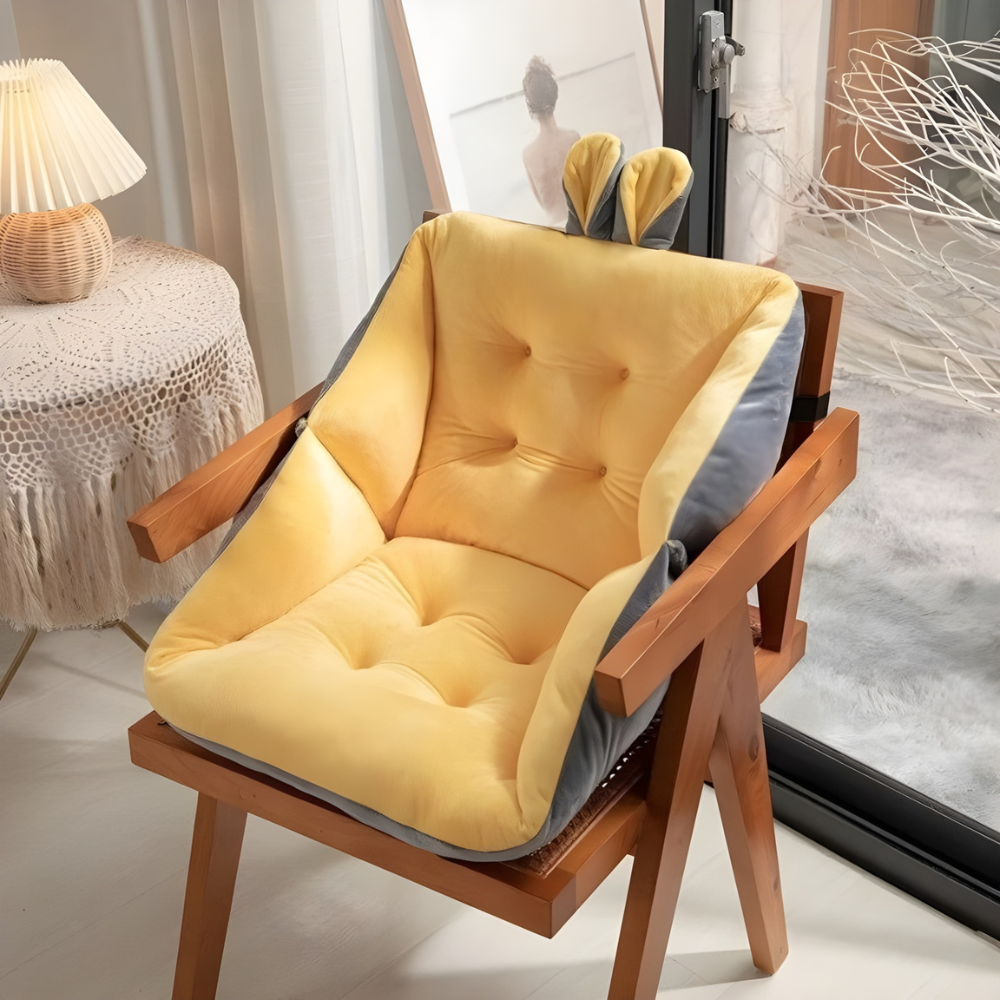 BowLift | Thick Padded Chair Cushion Lumbar Support