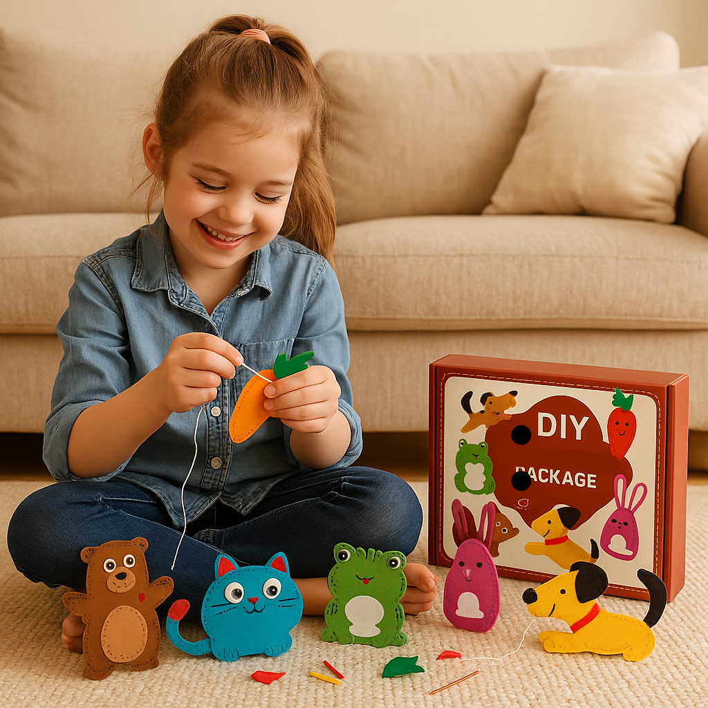 BowLift | Safe Felt Animal Set for DIY Sewing