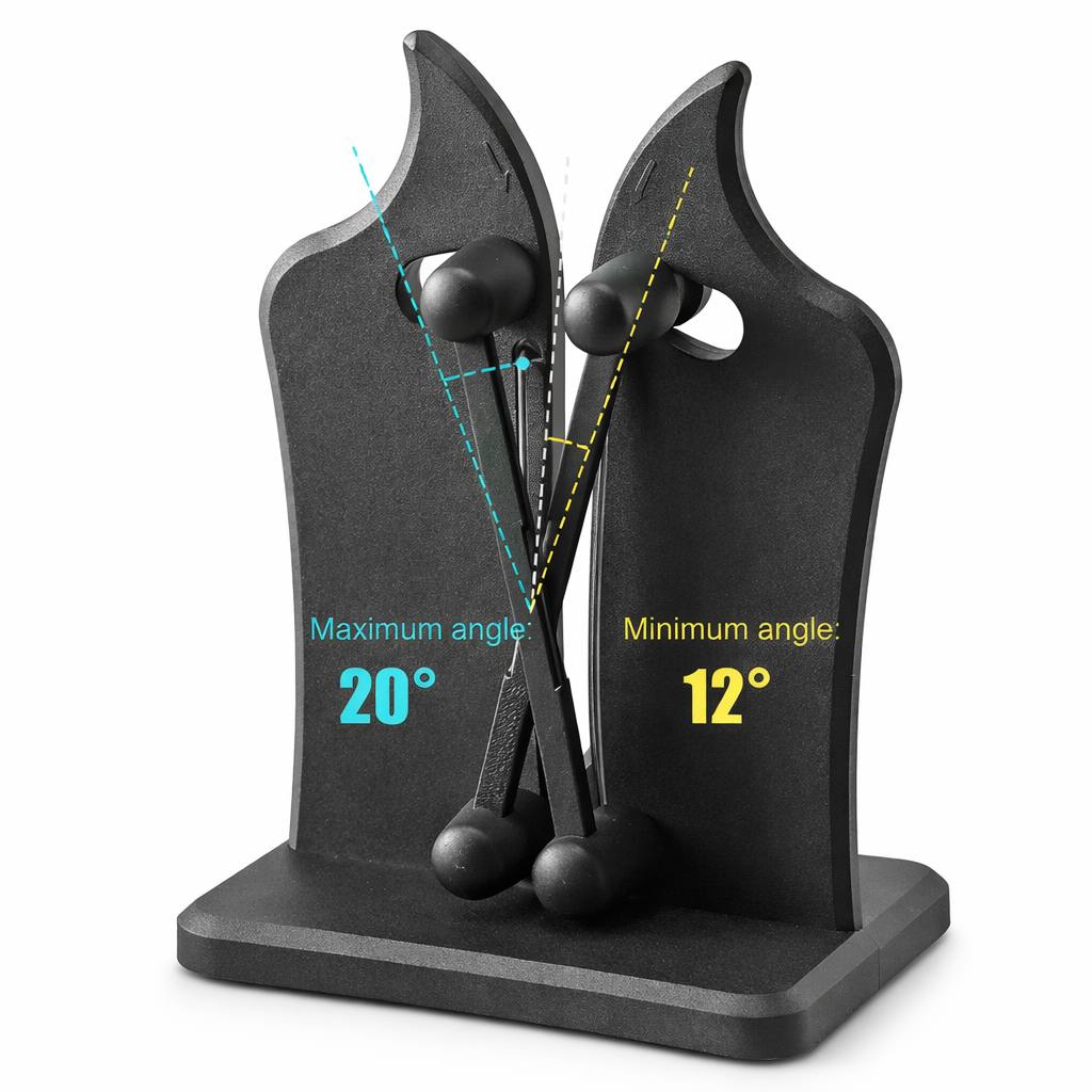 Knife sharpener for straight and serrated blades | Bowlift