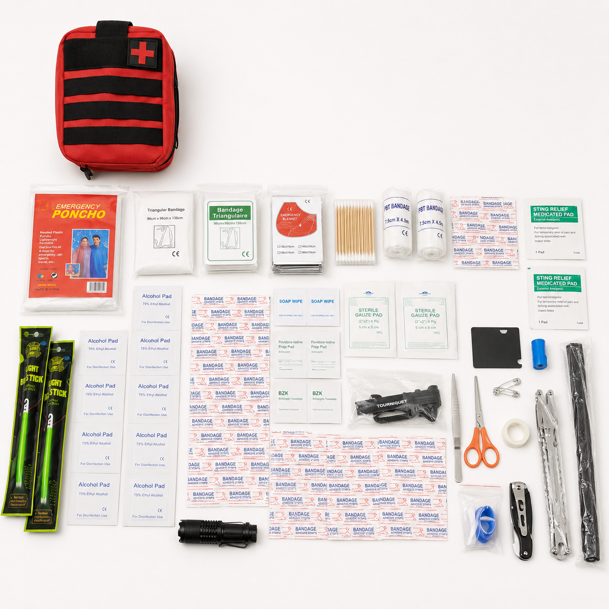 Tactical First Aid Kit 205-piece | Karnz