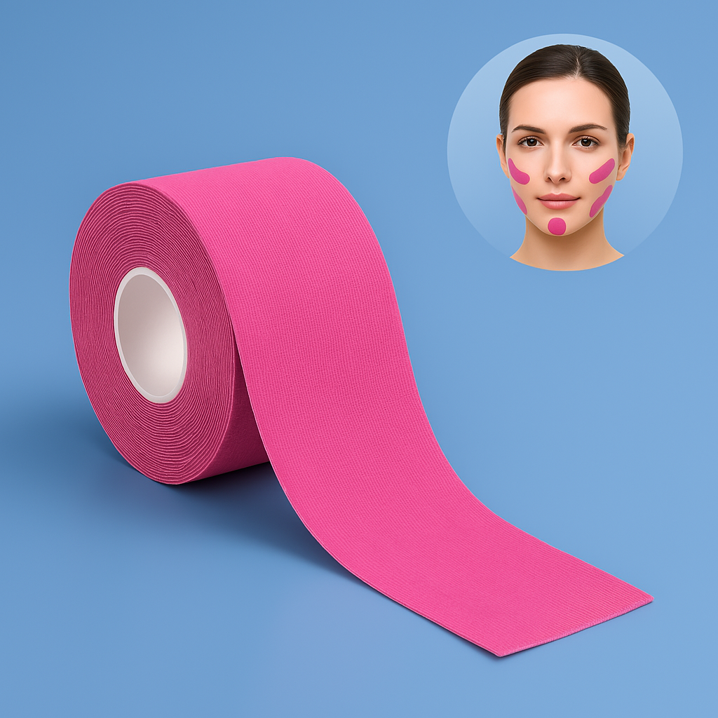 Kinesiology Tape for Face and Neck Wrinkle Reduction Skanto