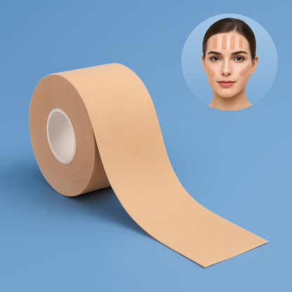 Kinesiology Tape for Face and Neck Wrinkle Reduction Skanto