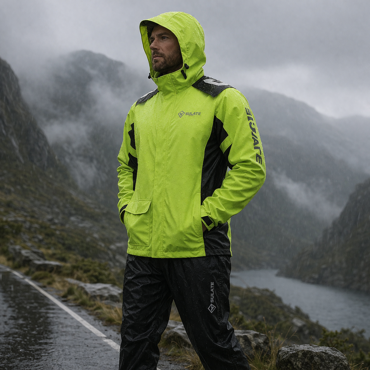 Rain Suit StormShield – Waterproof Windproof Bike Rain Suit | Kalsten