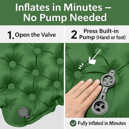 BowLift | Ultra-light self-inflating double hiking mat