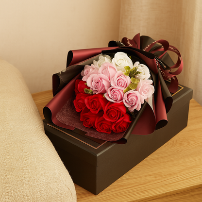 BowLift | Romantic Soap Rose Bouquet Gift for Valentine’s Day