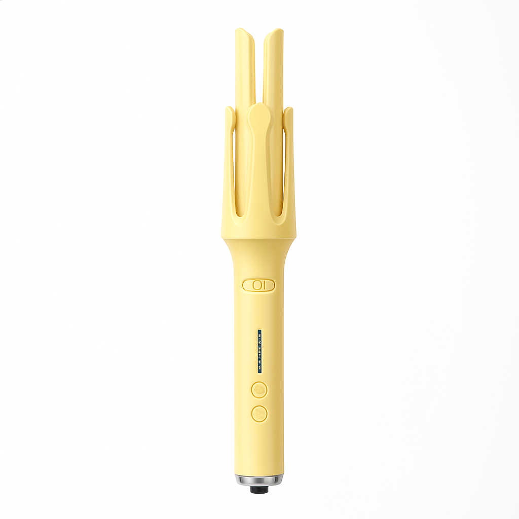 Skanto | 2-in-1 Rotating Ceramic Curling Iron, 1.26 in Automatic Hair Curler