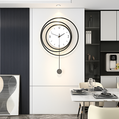 Frendorf | SilentGlow – Minimalist round wall clock with clear numbers and silent movement