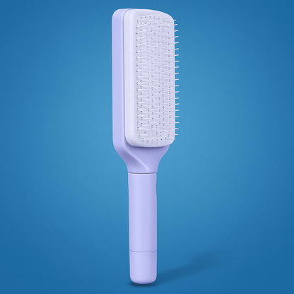 Cleaning Hairbrush – Gentle Detangle – Retractable Bristle Design – For All Hair Types & Busy Mornings Bowlift