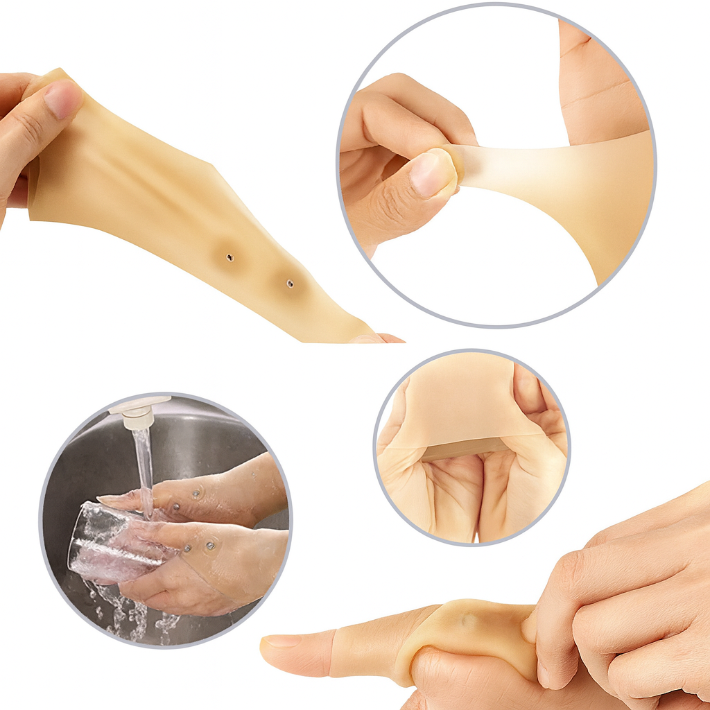 Pain Relief + Compression – Non-Slip Silicone – Arthritis & Joint Support for Everyday Comfort Skanto