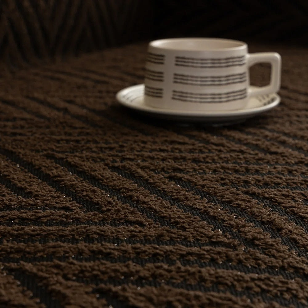 Skanto | Chevron Herringbone Fringe Sofa Cover